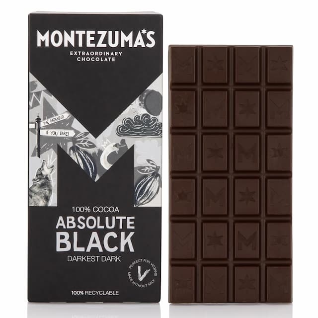 Montezuma's Dark Chocolate Absolute Black 100%